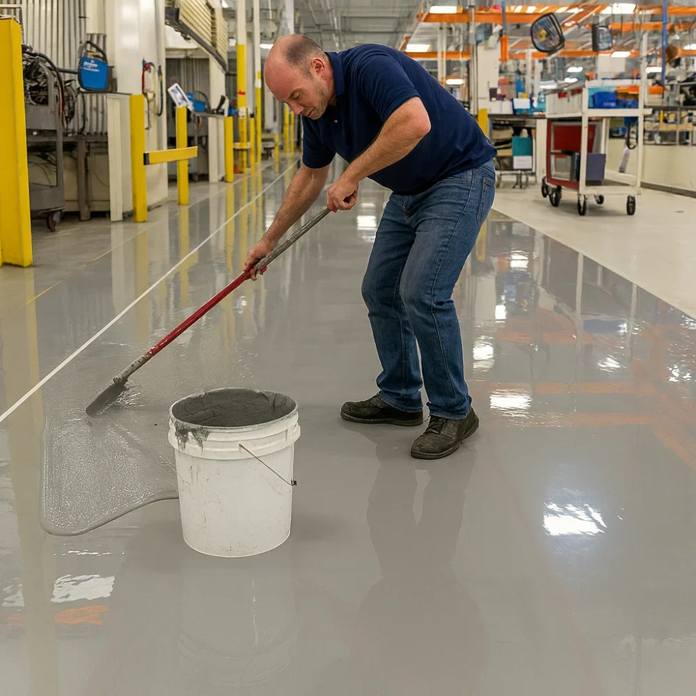 Commercial Floor Self-Leveling